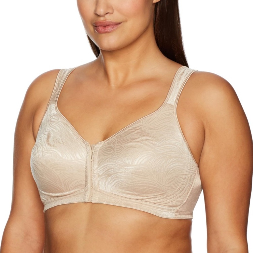 NWOT Platex Womens 18 Hour Posture Wirefree Bra in white 38C
